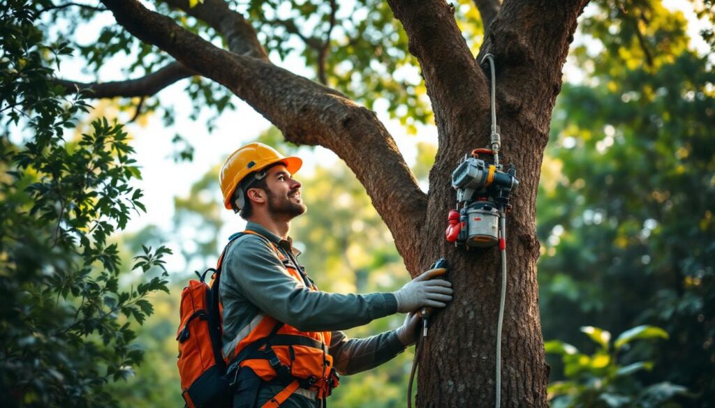 Professional arborist